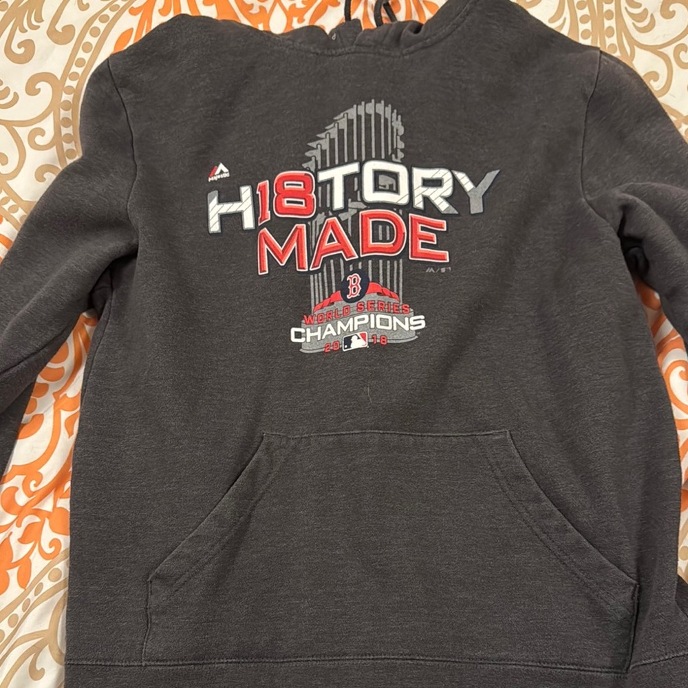 Gray World Series Champions Hoodie